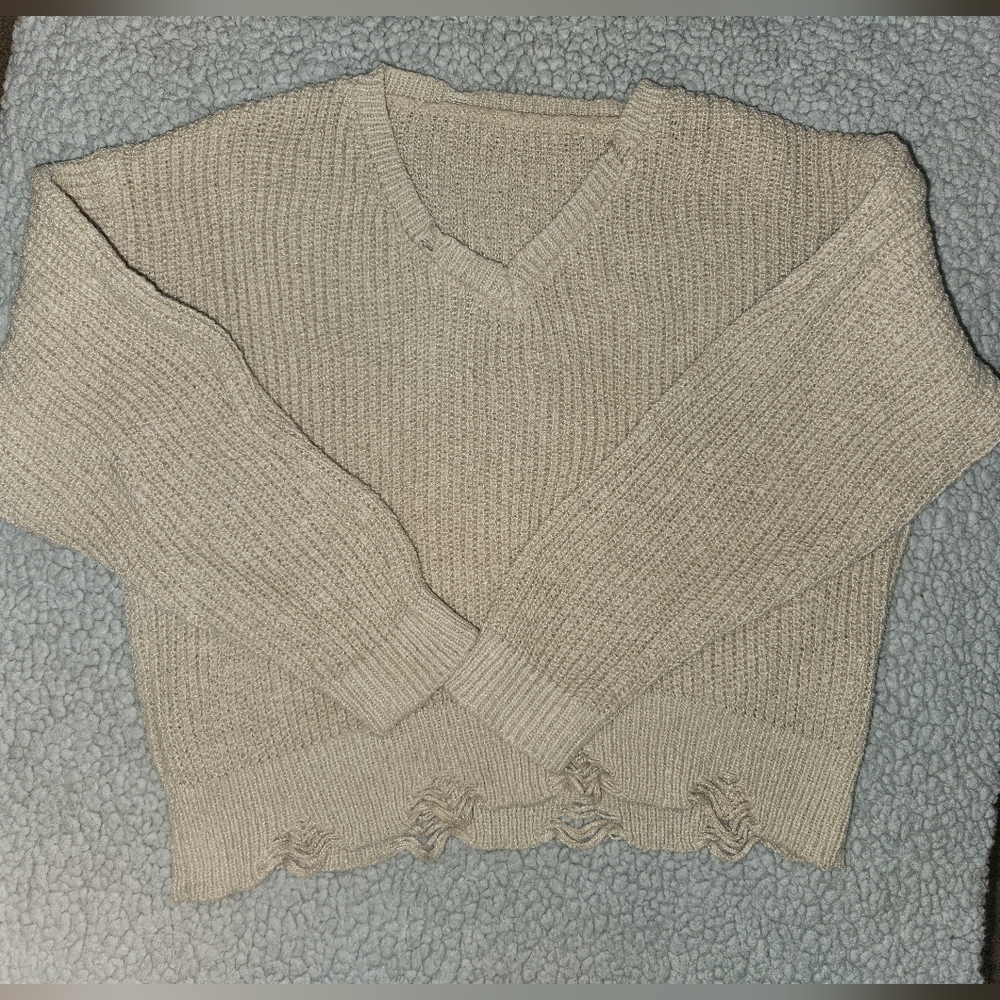 SHEIN Cream Kids Sweater